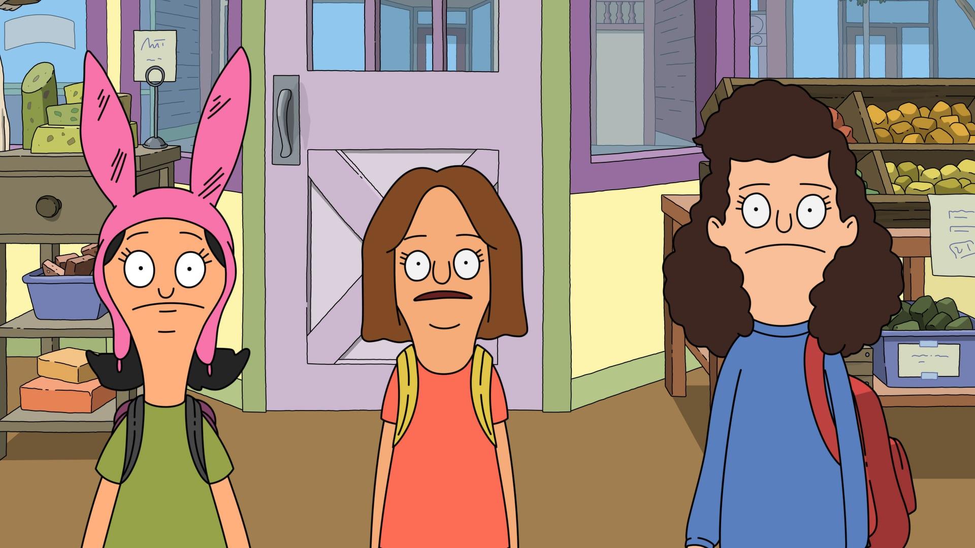 Bob's Burgers (S10E13) Three Girls and a Little Wharfy Summary