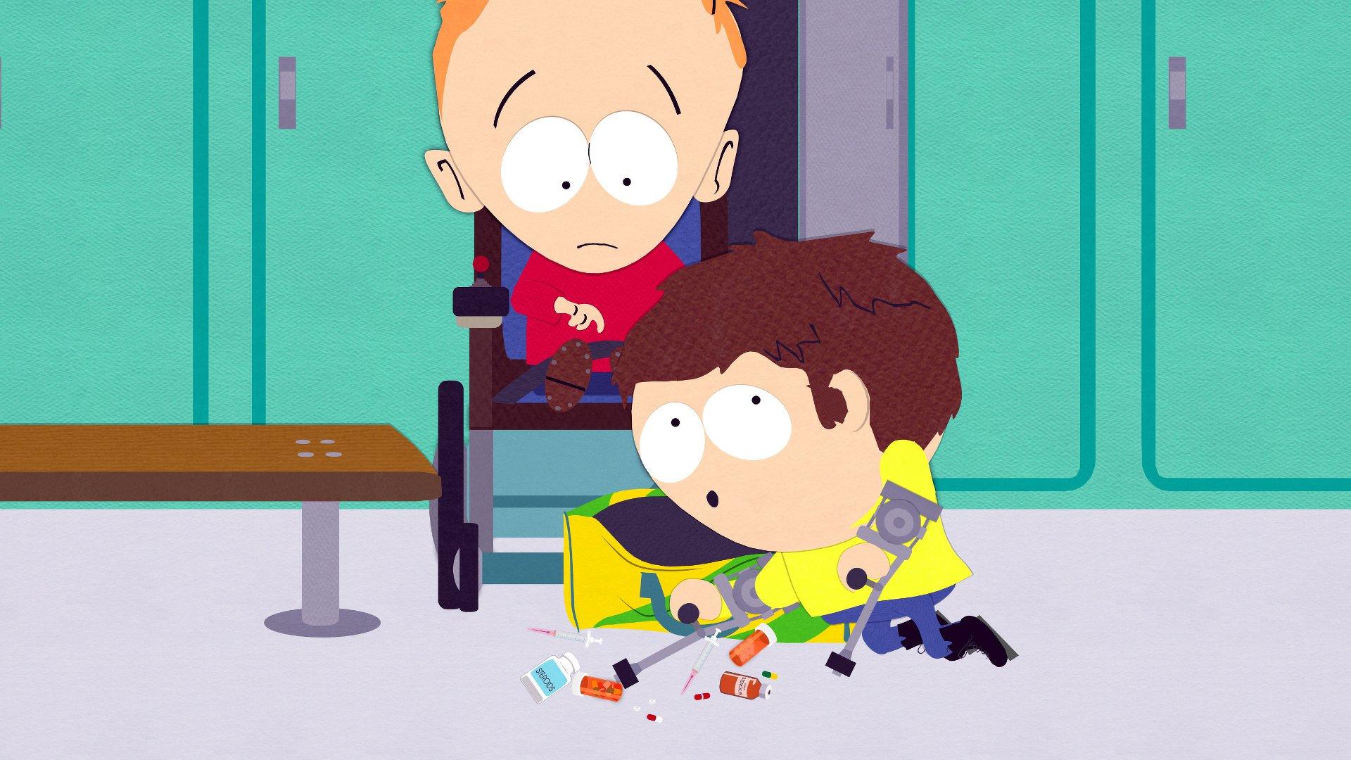 South Park (S08E02): Up the Down Steroid Summary: Jimmy and Timmy are compe...