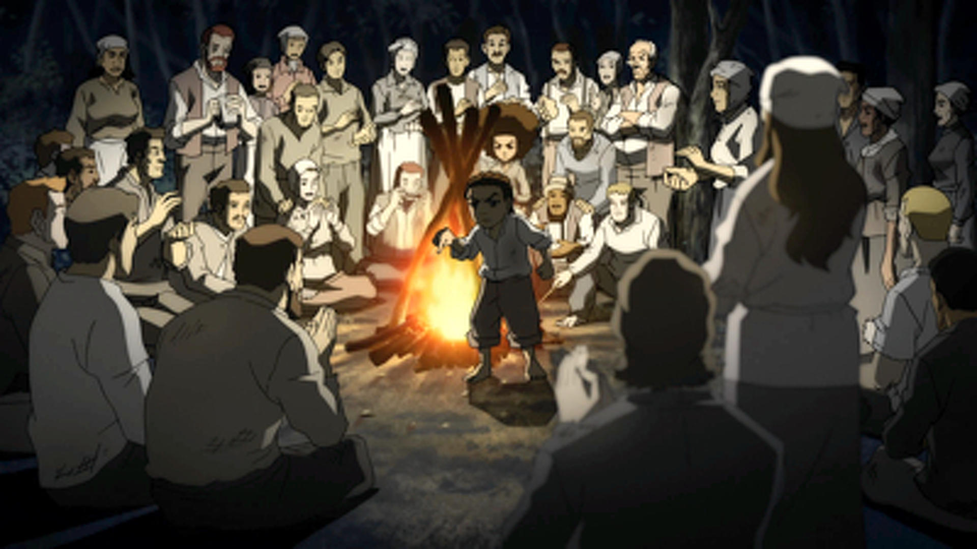 The Boondocks (S04E07): Freedomland Summary: The Freemans get trapped in a ...