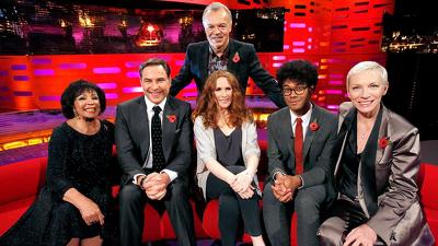 Dame Shirley Bassey, David Walliams, Catherine Tate, Richard Ayoade, Annie Lennox Summary