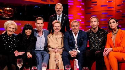 Benedict Cumberbatch, Matt LeBlanc, Maxine Peake, Mary Berry, Claudia Winkleman, Calvin Harris, Dua Lipa Summary