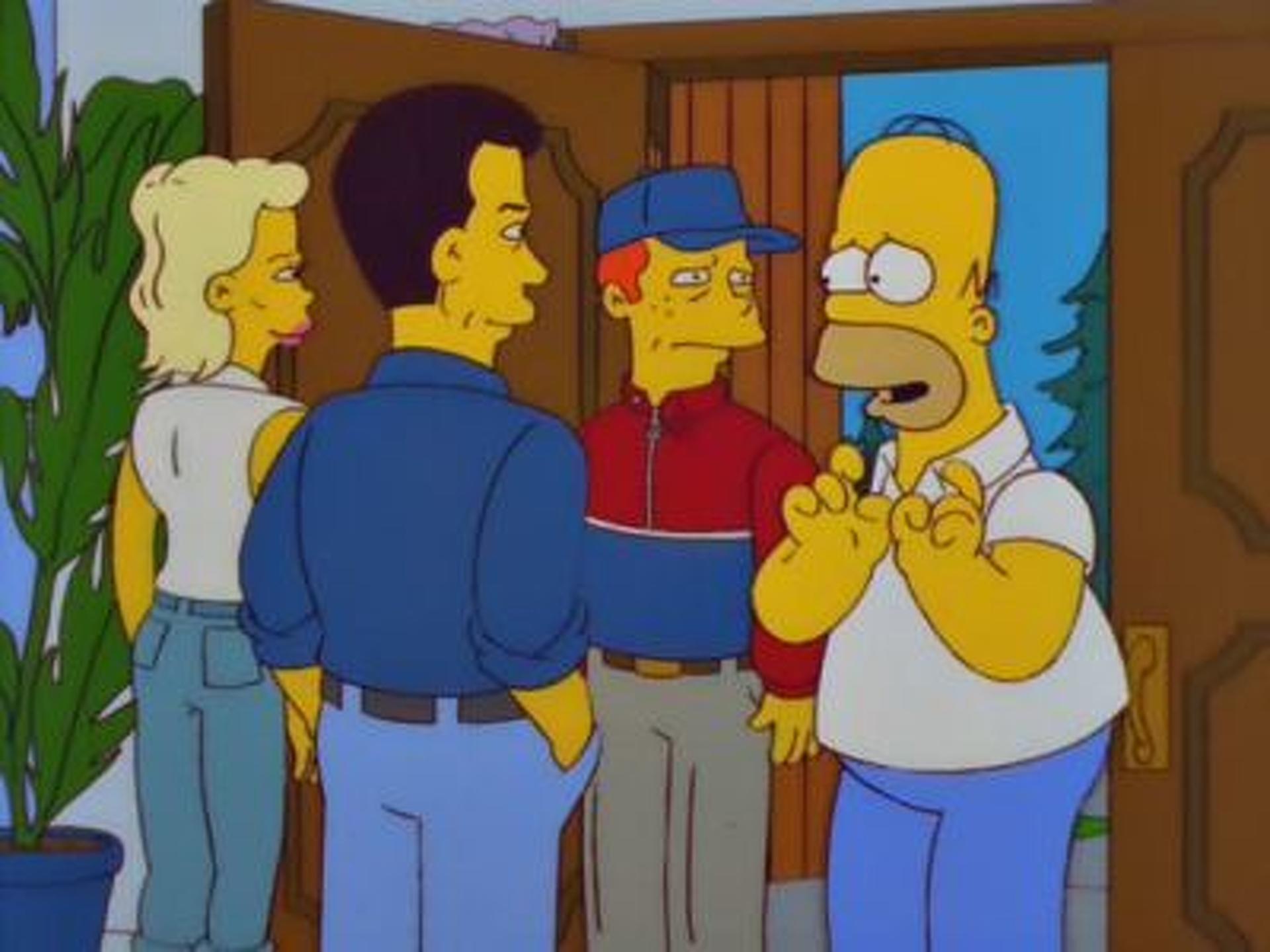 I m somebody. Симпсоны мультсериал 1989. Симпсоны 10 сезон. Спрингфилдская Троица исчезновение. Симпсоны 5 сезон 10 серия