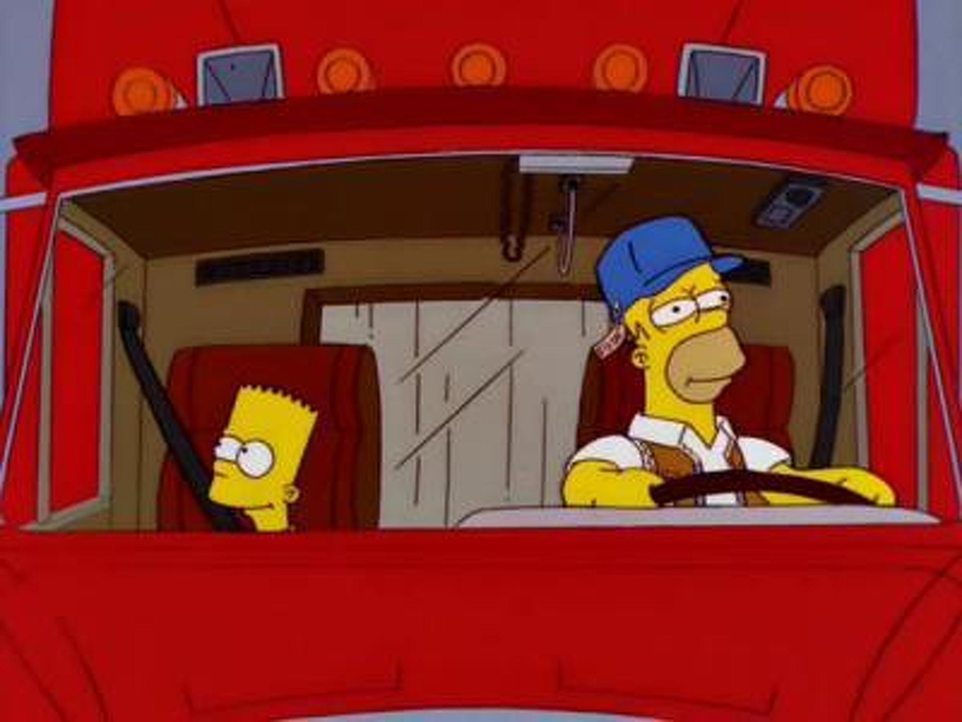The Simpsons (S10E17): Maximum Homerdrive Summary - Season 10 Episode ...